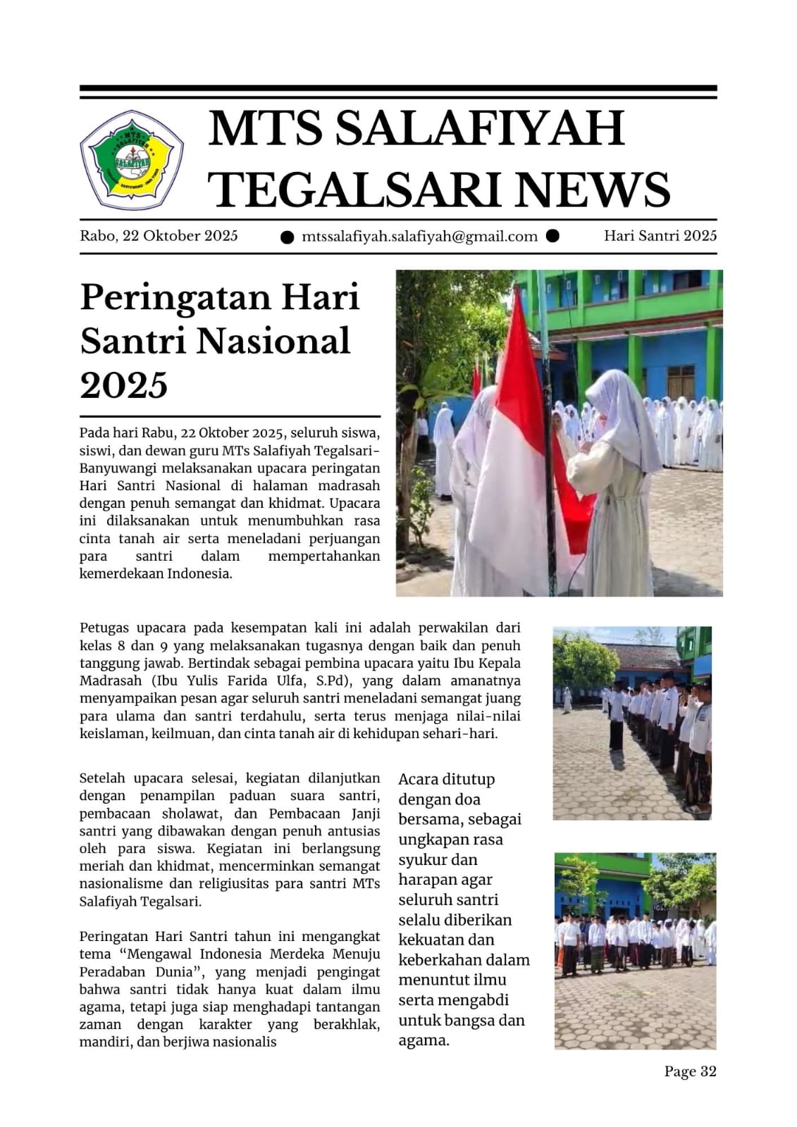 HARI SANTRI NASIONAL